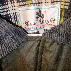 Vintage oil cloth duster coat